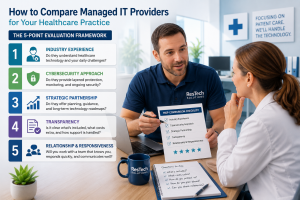 How Do You Compare Managed IT Providers for Your Healthcare Practice? A 5-Point Evaluation Framework