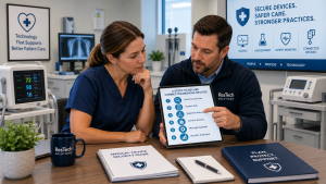 How Should Healthcare Practices Secure Connected Medical Devices? A 6-Step Risk Reduction Framework