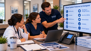 What Should a Healthcare Practice Look for in a New Phone System? 10 Features to Compare